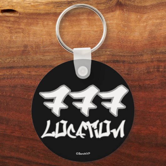 Gebiedscodes Sleutelhanger (Voorkant)