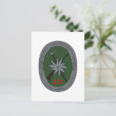 Gebirgsjagerbataillon 231 briefkaart (Staand voorkant)
