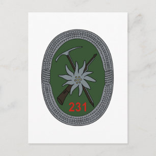 Gebirgsjagerbataillon 231 briefkaart