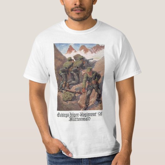 Gebirgsjägerregiment T-shirt (Voorkant)