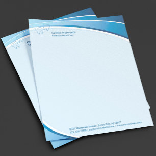 gebitsbriefje briefhoofd ontwerp