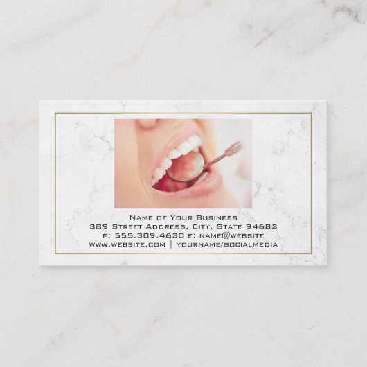 Gebitsreiniging | Sessie Visitekaartje (Achterkant)