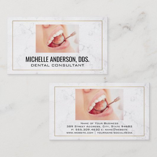 Gebitsreiniging | Sessie Visitekaartje (Voorkant / Achterkant)