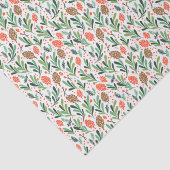 gebladerte-kerstpapier tissuepapier (Detail)