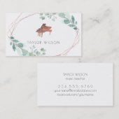 gebladerte-lijst-pianist visitekaartje (Voorkant / Achterkant)