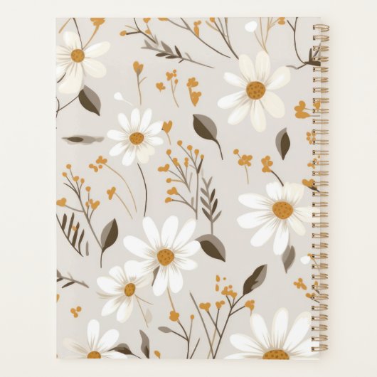 gebladerte met neutrale Herfst Planner (Achterkant)