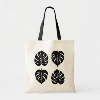 gebladerte Monstera-Canvas tas
