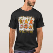 Gebleekt Het is Herfst Y alle Gnome Pompoen Herfst T-shirt (Voorkant)