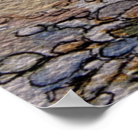 gebleekt poster (Hoek)