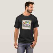 gebleekte boho happy eerste dag van 5e klas terug t-shirt (Voorkant volledig)