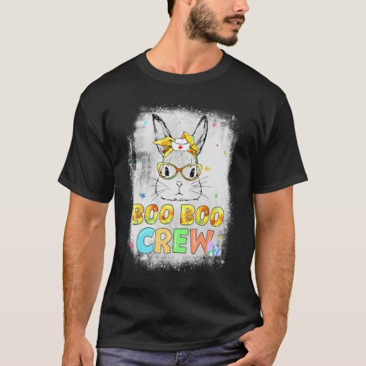 Gebleekte Boo Boo Crew Bunny Nurse Paasbloem GL T-shirt (Voorkant)