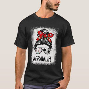 Gebleekte Gram Leven Voetbal Rommelige Knot Byseby T-shirt
