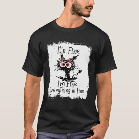 Gebleekte honkbalmoeder rommelige kat Softball Moe T-shirt (Voorkant)