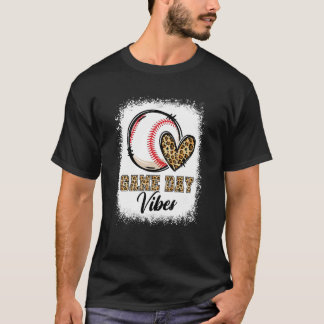 Gebleekte honkbalwedstrijd Dagelijkse sfeer Honkba T-shirt