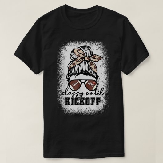 Gebleekte kassy tot Kickoff American Football Ga T-shirt (Design voorkant)