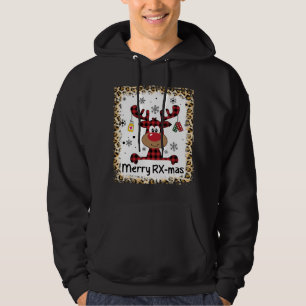 Gebleekte kerstapotheek met vermagerde vermakerij  hoodie