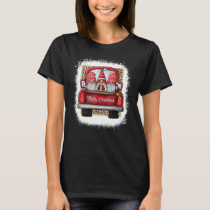 Gebleekte Kerstmis Familie Kabouters Vrachtwagen L T-shirt