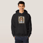 Gebleekte maatschappelijk werker Leopard Rainbow W Hoodie (Voorkant volledig)