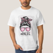 Gebleekte Shirten Roze Luipaard T-shirt (Voorkant)