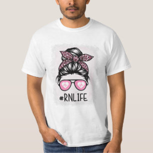 Gebleekte Shirten Roze Luipaard T-shirt
