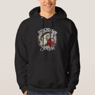 Gebleekte Touchdown Seizoen American Football Weds Hoodie