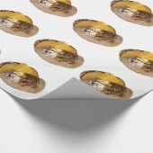 Gebleken aardappel cadeaupapier (Hoek)