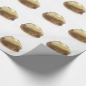 Gebleken aardappel cadeaupapier (Hoek)