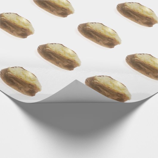Gebleken aardappel cadeaupapier (Hoek)