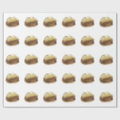 Gebleken aardappel cadeaupapier (Vlak)