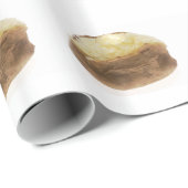 Gebleken aardappel cadeaupapier (Rol Hoek)