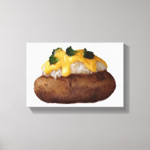 Gebleken aardappel canvas afdruk (Voorkant)