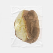 Gebleken aardappel fleece deken (Voorkant)