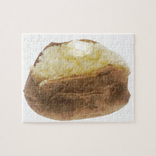Gebleken aardappel legpuzzel