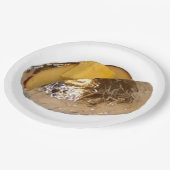 Gebleken aardappel papieren bordje (Gekanteld)