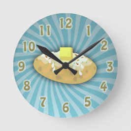 Gebleken aardappel ronde klok