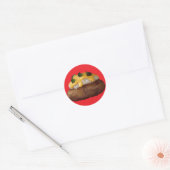Gebleken aardappel ronde sticker (Envelop)