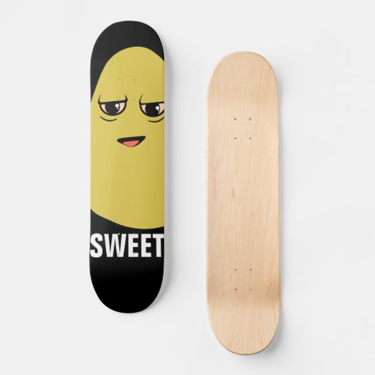 Gebleken aardappel skateboard (Voorkant)