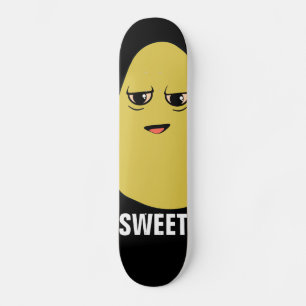 Gebleken aardappel skateboard