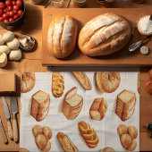 Gebleken brood theedoek