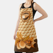 Gebleken Goodies Pastry Bread Baker's Logo Croissa Schort (Insitu)