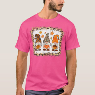 Gebleken Happy Herfst Yall Gnome Pumpkin herfst da T-shirt