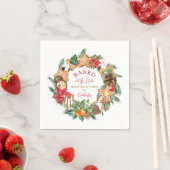 Gebleken met liefde Gingerbrood met kerstmis Servet (Insitu)