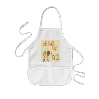 Gebleken met Love Apron Kinder Schort