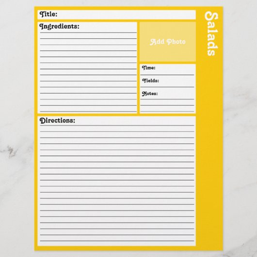 Gebleken rechthoekige pagina's (Voorkant)