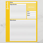 Gebleken rechthoekige pagina's (Achterkant)