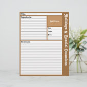 Gebleken rechtop Pagina's (bruin) (Staand voorkant)