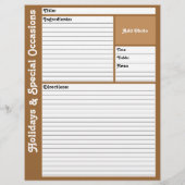 Gebleken rechtop Pagina's (bruin) (Achterkant)