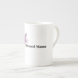 Geblessed Mama Bloem Coffee Mug Porselein Kop