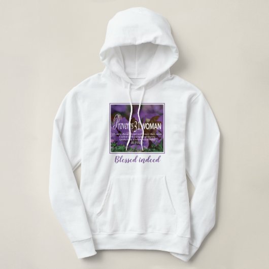GEBLESSEERDE INDEED-werkwoorden 31 vrouw Hoodie (Design voorkant)