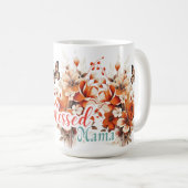 Geblesserde Mama Bloemvlinder  Koffiemok (Voorkant rechts)